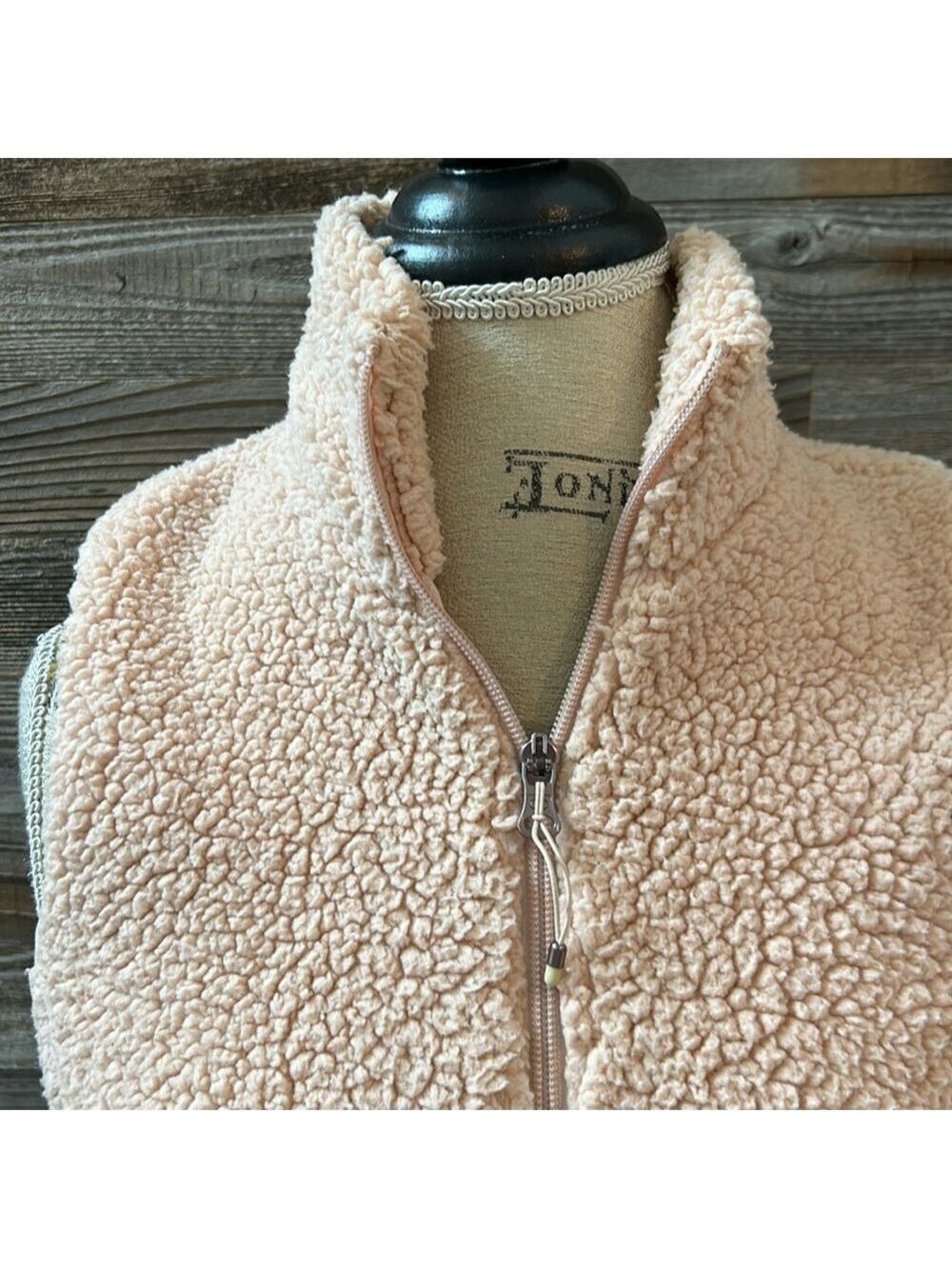 Calia Light Pink Fleece Full Zip Vest Size XS - Picture 2 of 7
